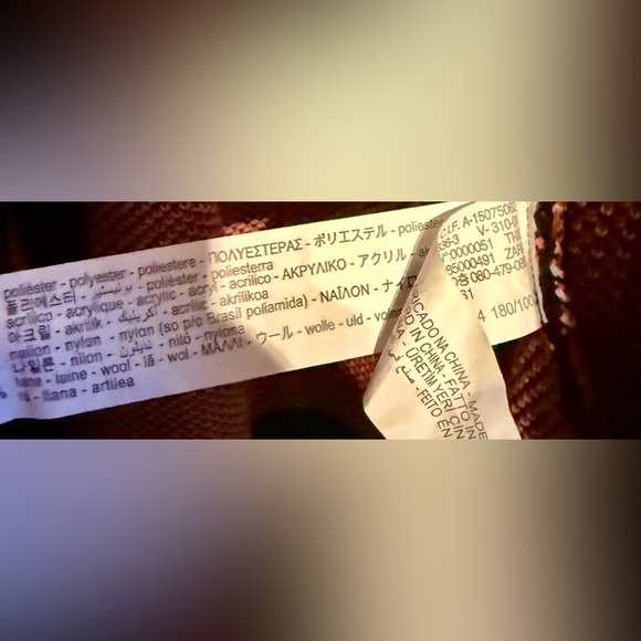 Zara Black and Red Jacket - Picture 6 of 7